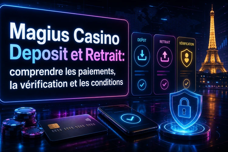 Magius Casino Deposit et Retrait: comprendre les paiements, la vérification et les conditions