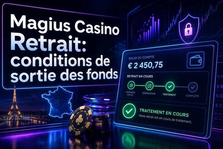 Magius Casino Retrait: conditions de sortie des fonds